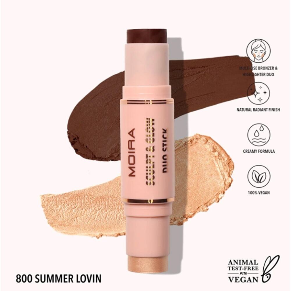 K-Care: Moira Sculpt And Glow Duo Stick #800 Summer Lovin*Bronzer Highlighter